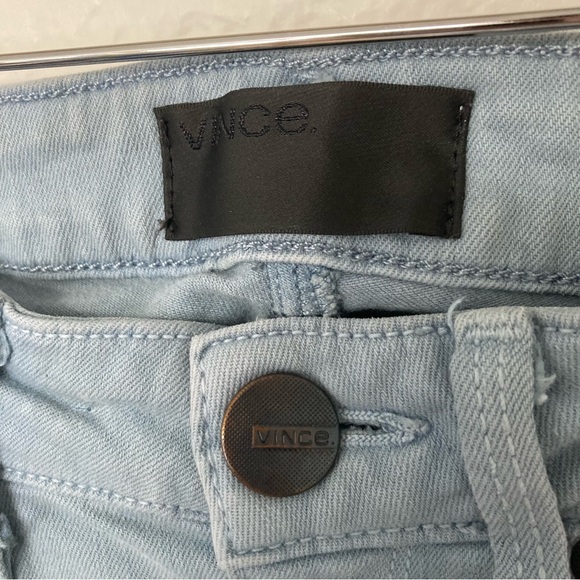 Vince Riley Legging Atlantic Grayish Blue Skinny Jeans Jeggings, Size 25 - Picture 4 of 8